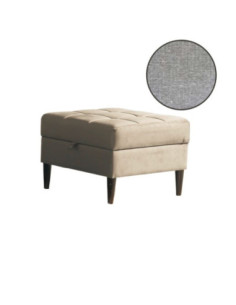 Pouf apribile Apartment in tessuto cappuccino - Kallea