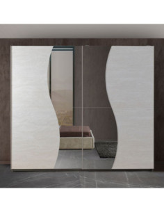 Camera da letto Twin con letto contenitore colore grigio - Kallea 2