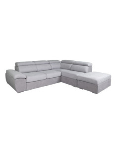 Divano angolare grigio modello 150 pouf contenitore destro 280x232 - Kallea 2