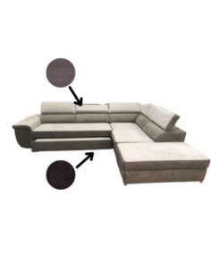 Divano angolare modello 149 tessuto roma 280x232x105 - Kallea 2