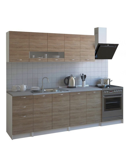 Cucina Shatsk 200 cm. rovere sonoma - Kallea