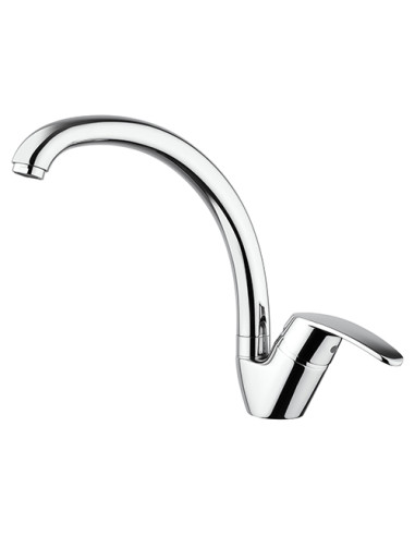 Rubinetto Miscelatore Piralla per lavello cucina serie Fenix senza scarico 0FX00104A22 cromato - Kallea