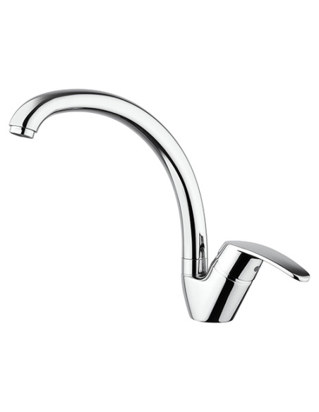 Rubinetto Miscelatore Piralla per lavello cucina serie Fenix senza scarico 0FX00104A22 cromato - Kallea