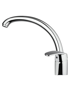 Rubinetto Miscelatore Piralla per lavello cucina serie Fenix senza scarico 0FX00104A22 cromato - Kallea 2