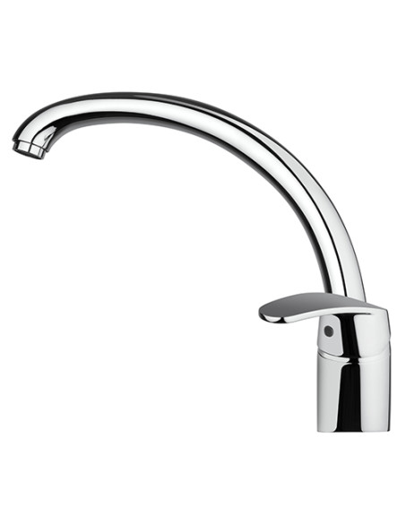 Rubinetto Miscelatore Piralla per lavello cucina serie Fenix senza scarico 0FX00104A22 cromato - Kallea