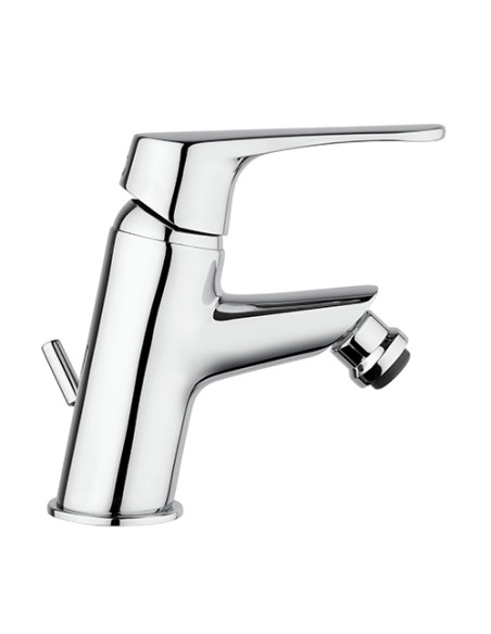 Rubinetto Miscelatore monoforo per bidet serie Global Piralla con scarico automatico 0GL00094A22 cromato - Kallea