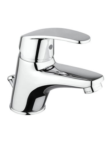 Rubinetto Miscelatore monoforo per lavabo serie Fenix Piralla con scarico automatico 0FX00088A22 cromato - Kallea