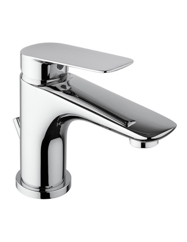 Rubinetto Miscelatore monoforo per lavabo serie Lake Piralla con scarico automatico 0LK00088A22 cromato - Kallea