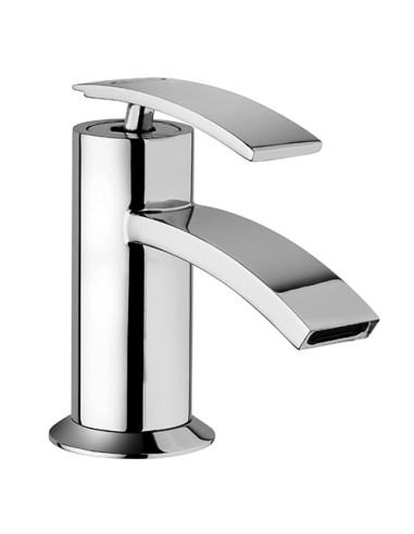 Rubinetto Miscelatore monoforo per bidet serie Roy Jacuzzi con piletta click clack inclusa 0RY00092JA00 cromato - Kallea