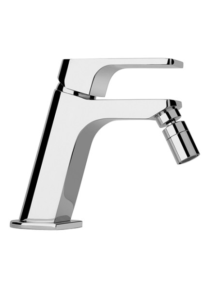 Rubinetto Miscelatore monoforo per bidet serie Wind Jacuzzi con piletta click clack inclusa 0WI00092JA00 cromato - Kallea