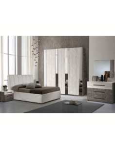 Camera da letto Lea pietra lavica e olmo brenta - Kallea 2