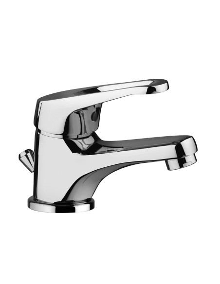 Set Rubinetti Piralla per lavabo e bidet con scarico automatico e doccia esterno serie Noemy cromato - Kallea