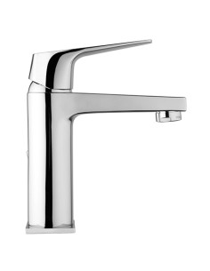 Rubinetto Miscelatore monoforo per lavabo serie Ice Piralla con scarico automatico 0IE00088A22 cromato - Kallea 2