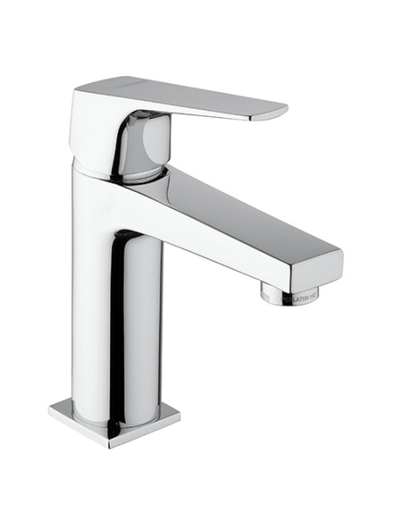 Rubinetto Miscelatore monoforo per lavabo serie Ice Piralla con scarico automatico 0IE00088A22 cromato - Kallea