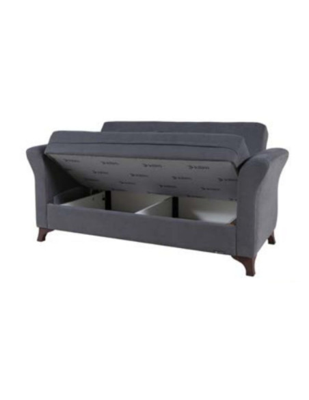 Divano Buket 2 posti letto contenitore beige - Kallea