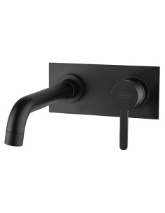 Set Rubinetti Jacuzzi per lavabo a parete con piastra e bidet con pilette click clack incluse e doccia esterno serie Sunrise ... 2