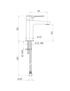 Rubinetto Jacuzzi per lavabo serie Light con piletta click clack inclusa 0LT00086JA00 cromato - Kallea 2