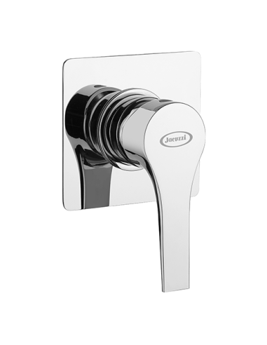 Miscelatore Jacuzzi incasso ad 1 uscita per doccia serie Light 0LT00410JA01 cromato - Kallea