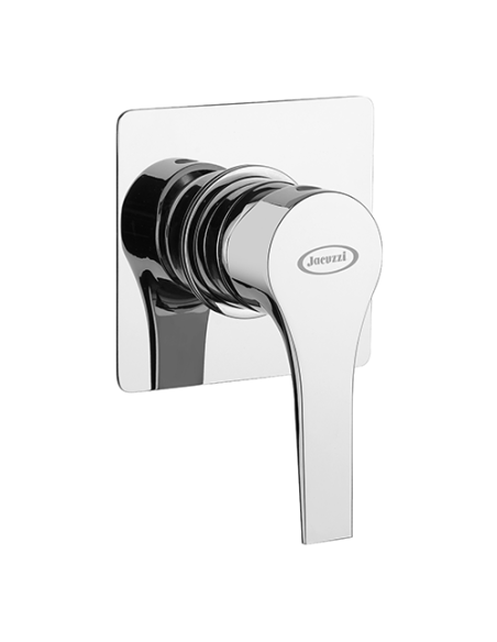 Miscelatore Jacuzzi incasso ad 1 uscita per doccia serie Light 0LT00410JA01 cromato - Kallea