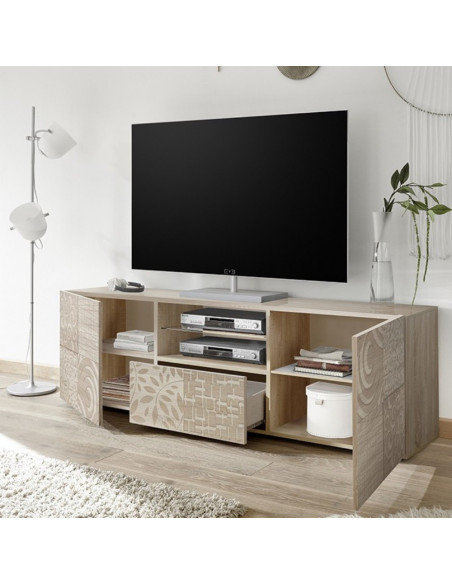 Porta Tv Jasna due ante rovere samoa - Kallea