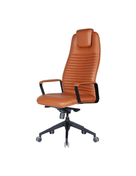 Poltrona ufficio Capri cuoio - Kallea