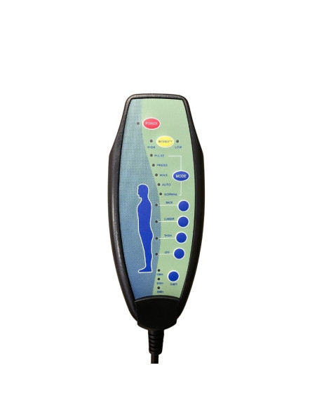 Poltrona relax Futura Mozart Black manuale 8 punti di massaggio - Kallea
