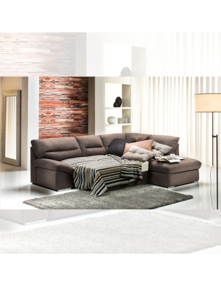 Divano angolare Stefy con penisola contenitore destra 268x212 - Kallea
