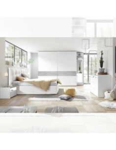 Camera da letto Everest bianco opaco - Kallea 2