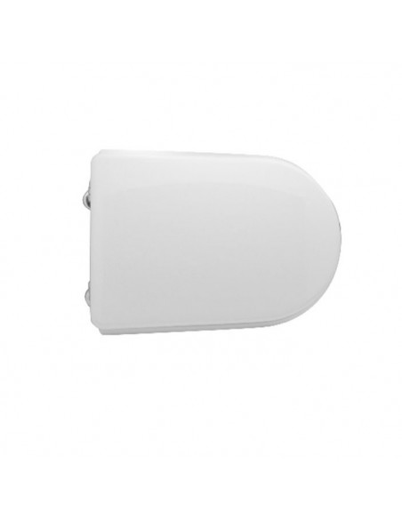Copriwater per Hidra serie Onda Bianco con Cerniere Cromo - Kallea