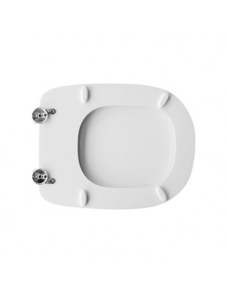 Copriwater per Ideal Standard serie Tesi Bianco con Cerniere Cromo - Kallea