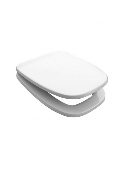 Copriwater per Pozzi Ginori serie Square Bianco con Cerniere Cromo - Kallea