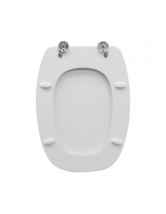 Copriwater per Pozzi Ginori serie Italica Bianco con Cerniere Cromo - Kallea 2