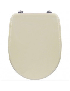 Copriwater Universale Cesame serie Aretusa colore champagne con Cerniere Cromo - Kallea