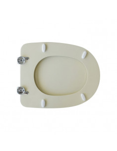 Copriwater Universale Cesame serie Aretusa colore champagne con Cerniere Cromo - Kallea 2