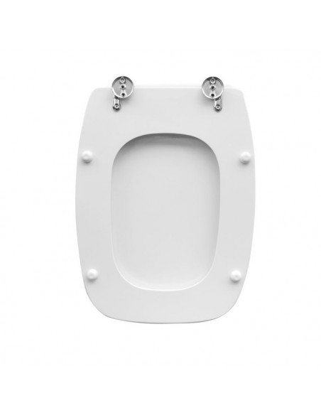 Copriwater per Vavid serie Emilia time Bianco con Cerniere Cromo - Kallea