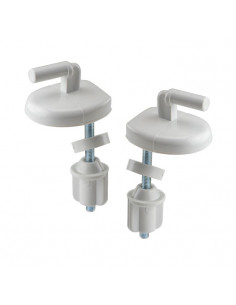 Copriwater Saniplast Bimbo con cerniere H011 in nylon in Termoindurente Bianco - Kallea 2