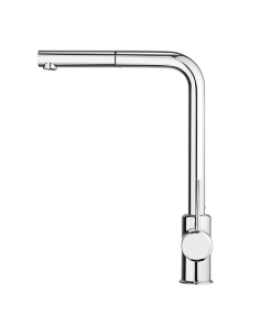 Rubinetto Miscelatore monoforo per lavello cucina Piralla serie Leone con canna alta orientabile e doccia monogetto estraibil... 2