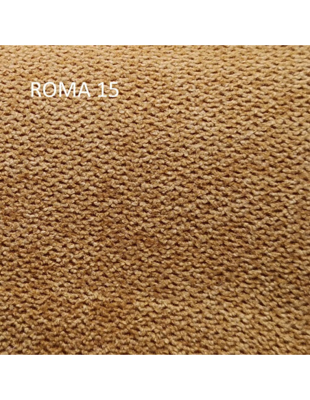 Divano letto angolare con pouf e poggiatesta recliner MODELLO 210 roma 15 sinistro - Kallea
