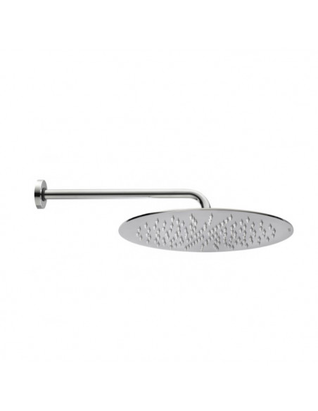 Set Doccia Bossini Soffione Ø 300mm con braccio doccia 350mm + Doccetta - Kallea