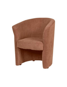 Poltrona Belize vellutino salmone - Kallea 2