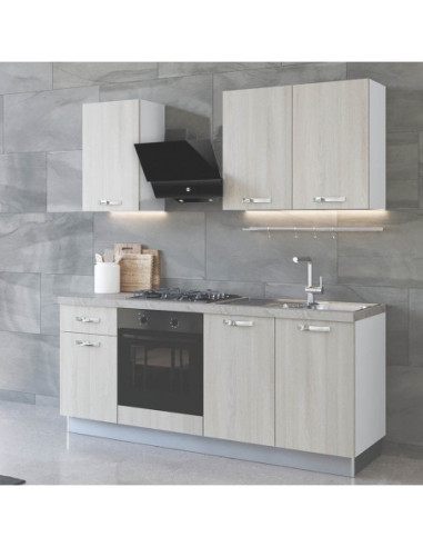 Cucina Aura Lusso 195 cm con elettrodomestici - Kallea