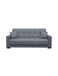 Divano Malpensa 3 posti letto contenitore grigio - Kallea 2