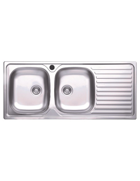 Lavello Classic N138 2 vasche 116X50 cm destro - Kallea