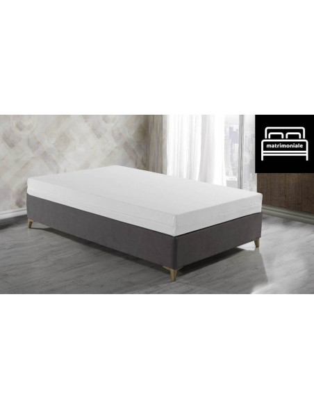 Materasso matrimoniale Gravity antibatterico sfoderabile H 15 cm - Kallea