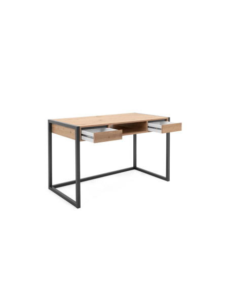 Scrivania Denver 30 L120xP60XH75 quercia antracite - Kallea
