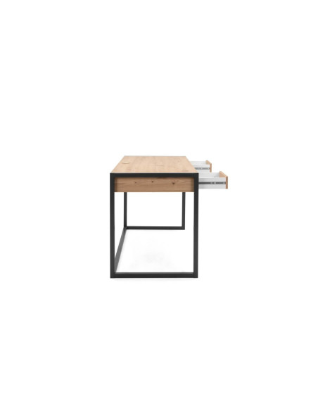 Scrivania Denver 30 L120xP60XH75 quercia antracite - Kallea
