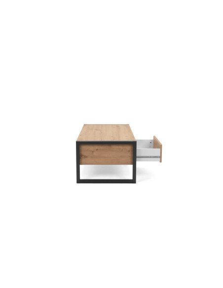 Tavolino da salotto Denver 55 L100xP55XH40 quercia antracite - Kallea