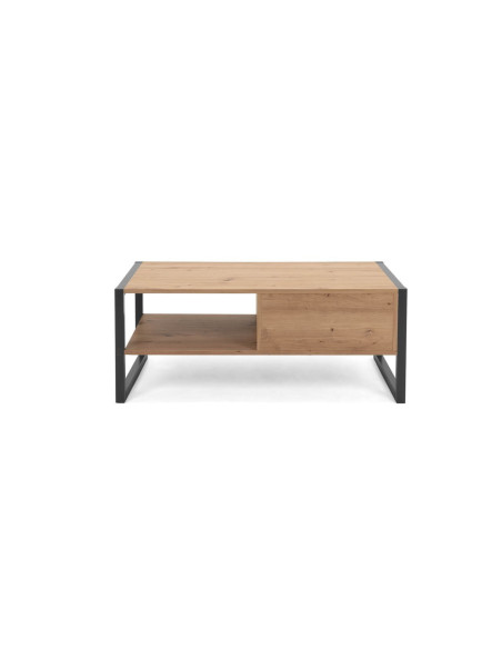 Tavolino da salotto Denver 55 L100xP55XH40 quercia antracite - Kallea
