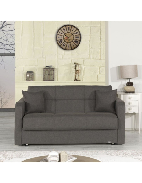 Divano letto contenitore Adonis marrone - Kallea