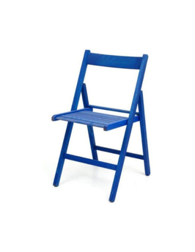 Sedia pieghevole Penelope in legno blu - Kallea